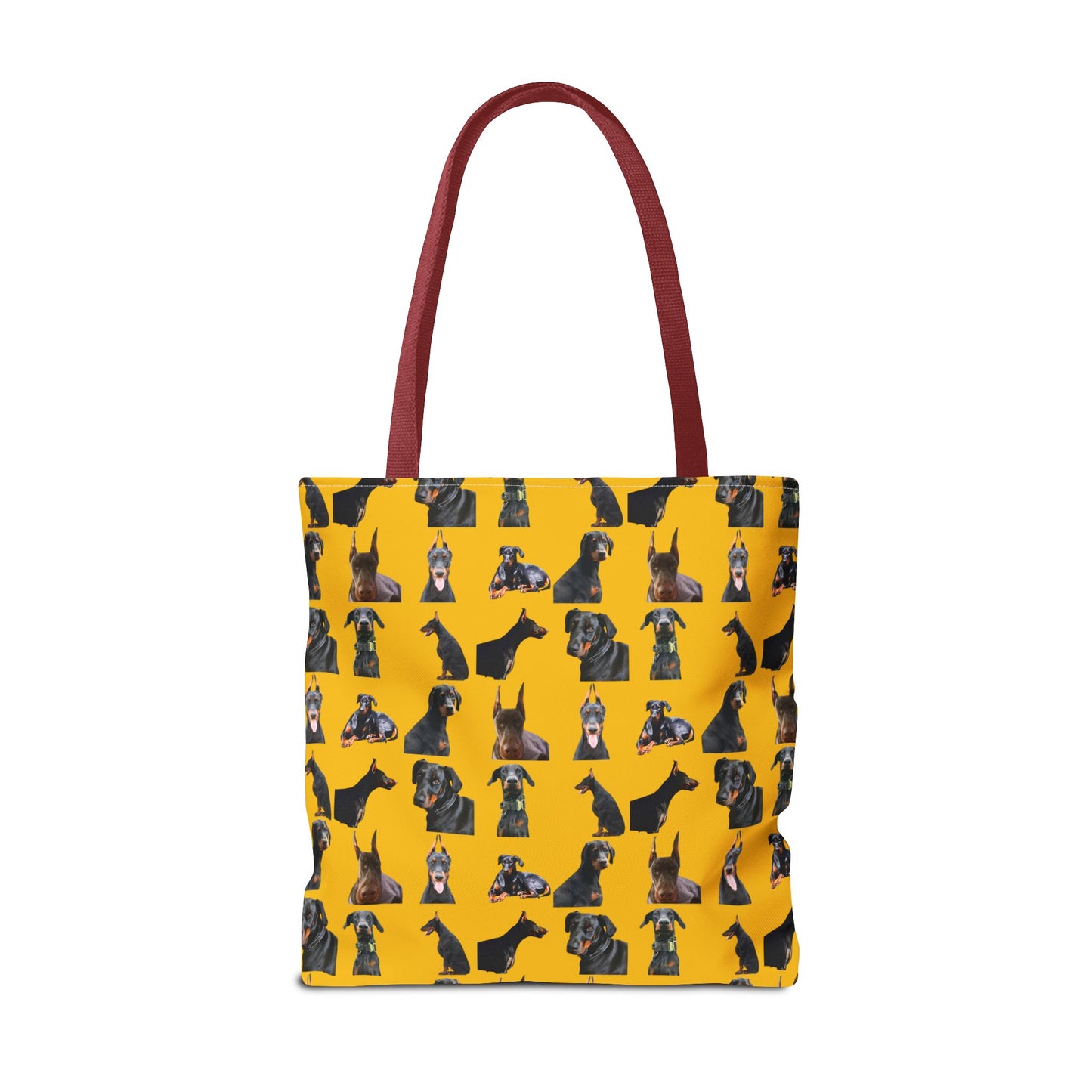 Edition 6 Doberman Model Pattern Yellow Tote Bag