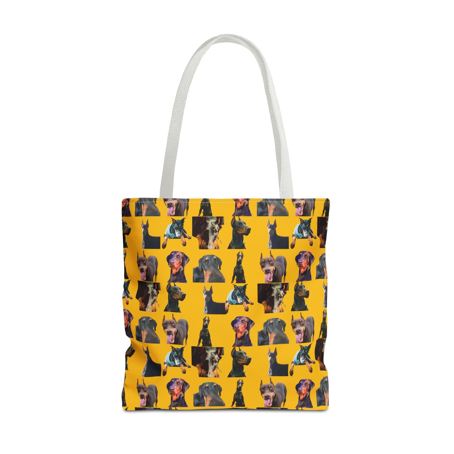 Edition 3 Doberman Model Pattern Yellow Tote Bag