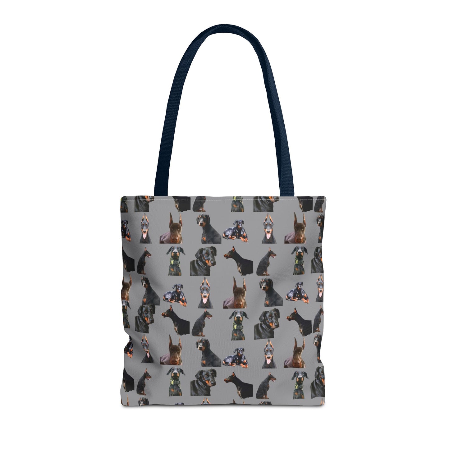 Edition 6 Doberman Model Pattern Gray Tote Bag
