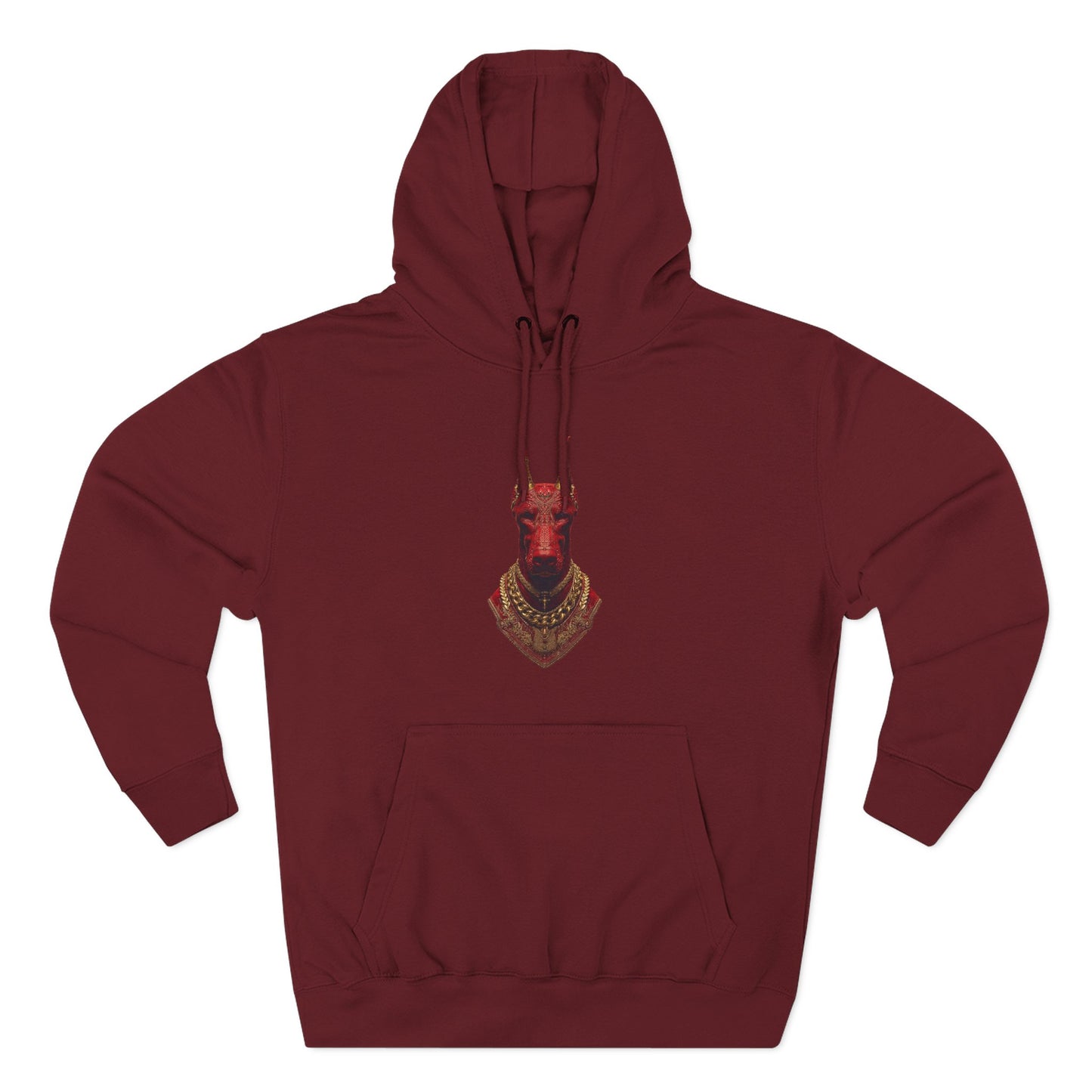 Doberman Goat 3 Fleece Hoodie