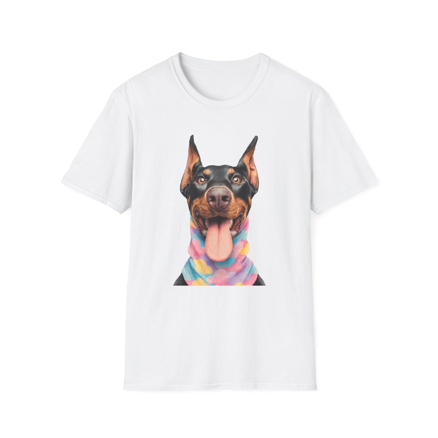 Doberman 1 Portrait T‑Shirt