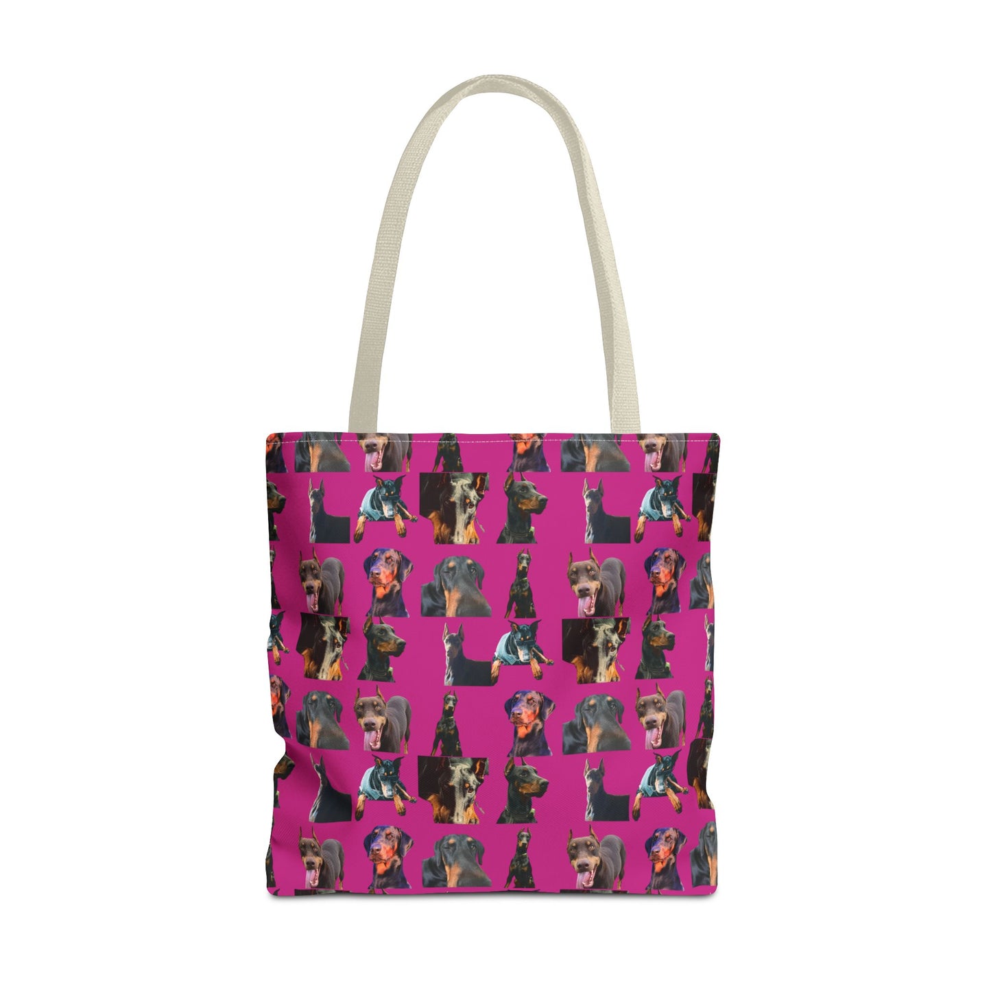 Edition 3 Doberman Model Pattern Pink Tote Bag
