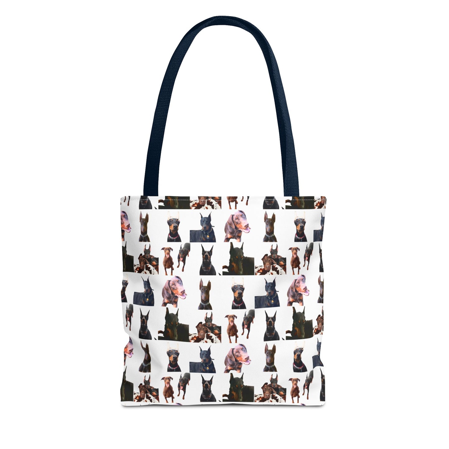Edition 10 Doberman Model Pattern White Tote Bag