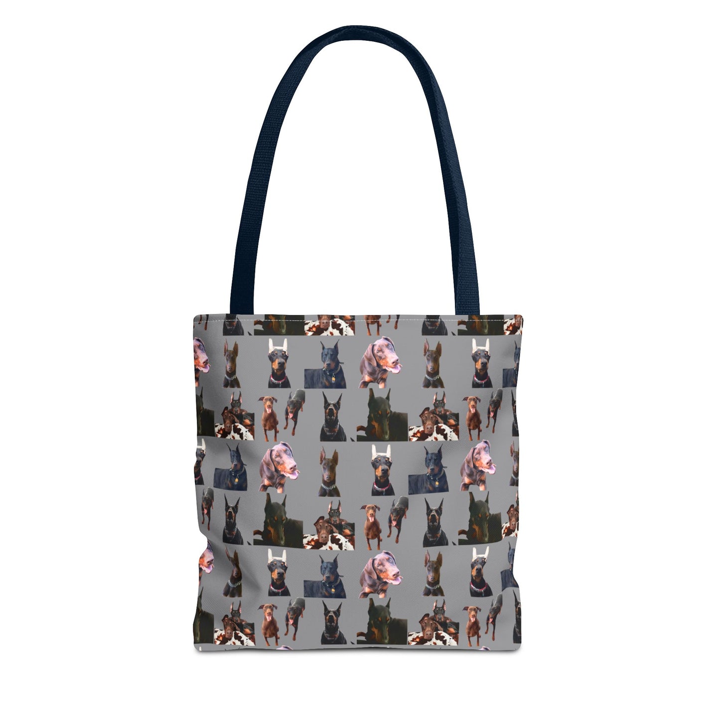 Edition 10 Doberman Model Pattern Gray Tote Bag
