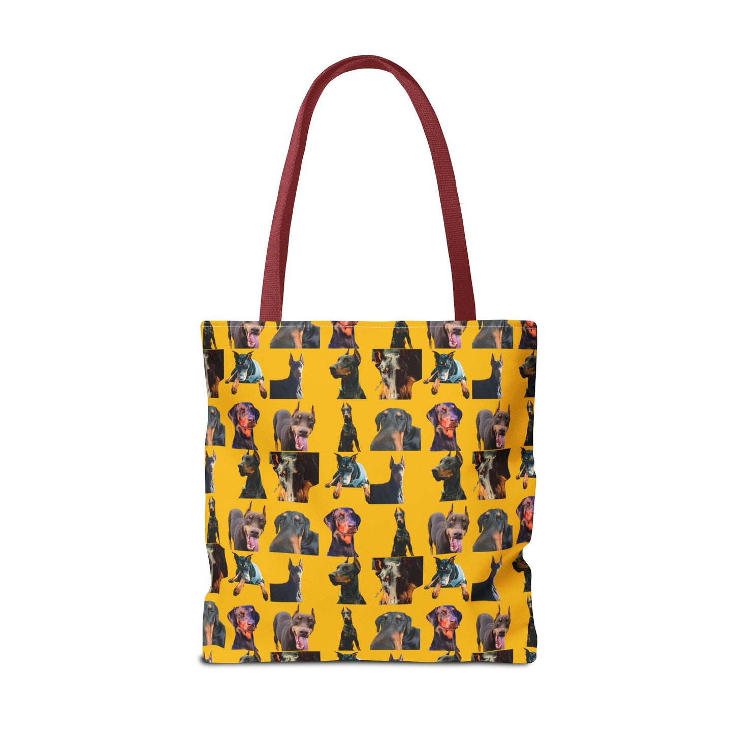 Edition 3 Doberman Model Pattern Yellow Tote Bag