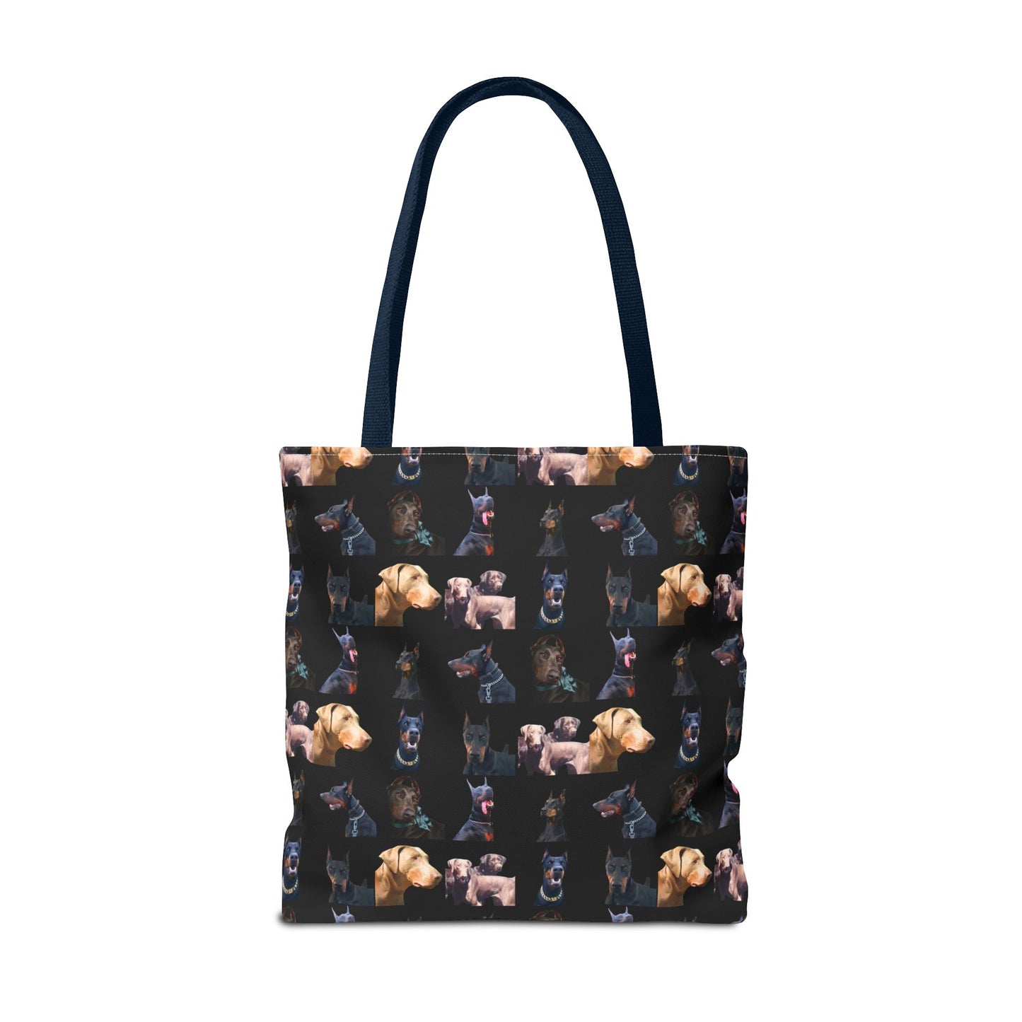 Edition 8 Doberman Model Pattern Black Tote Bag