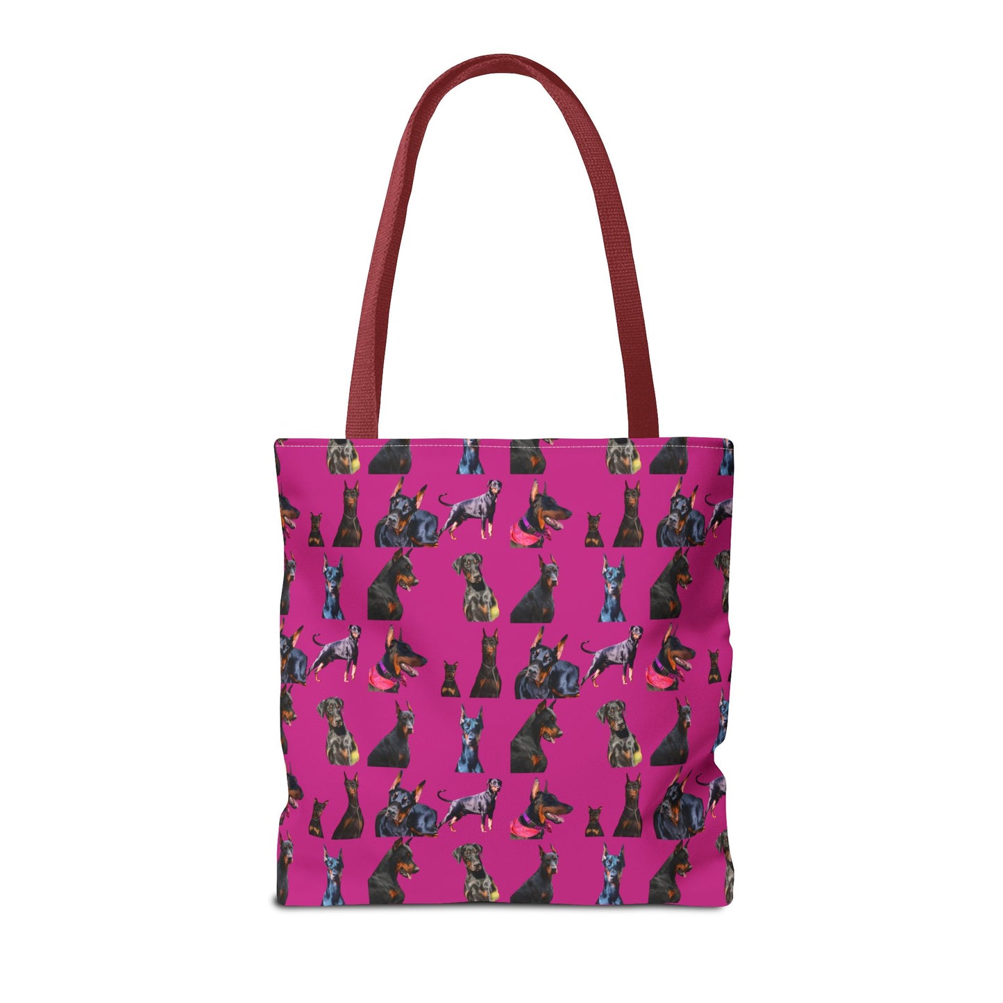 Edition 7 Doberman Model Pattern Pink Tote Bag