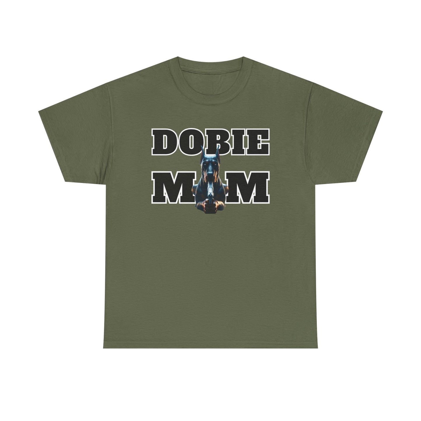Dobie Mom 06 2025 Unisex Heavy Cotton Tee