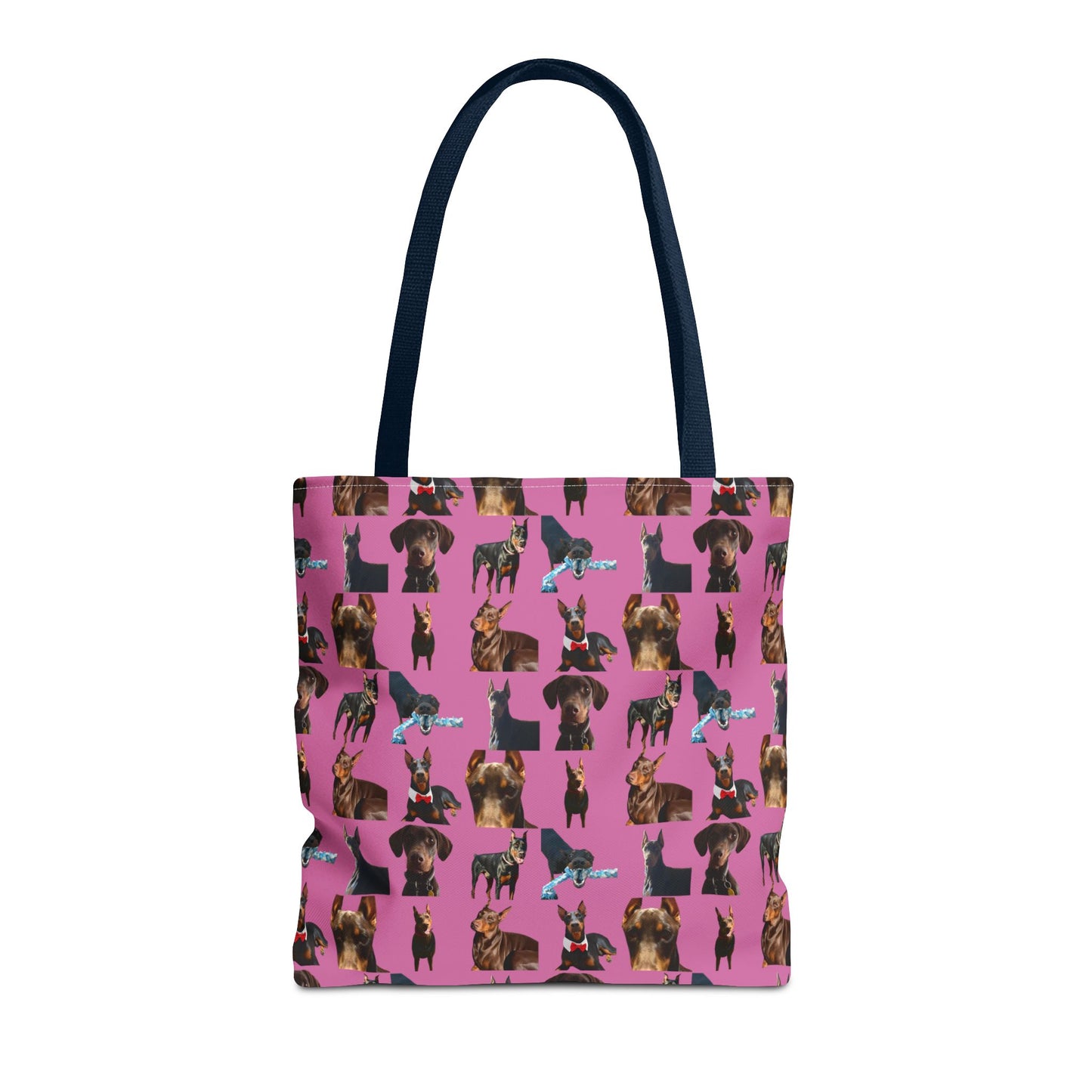 Edition 1 Doberman Model Pattern Pink Tote Bag
