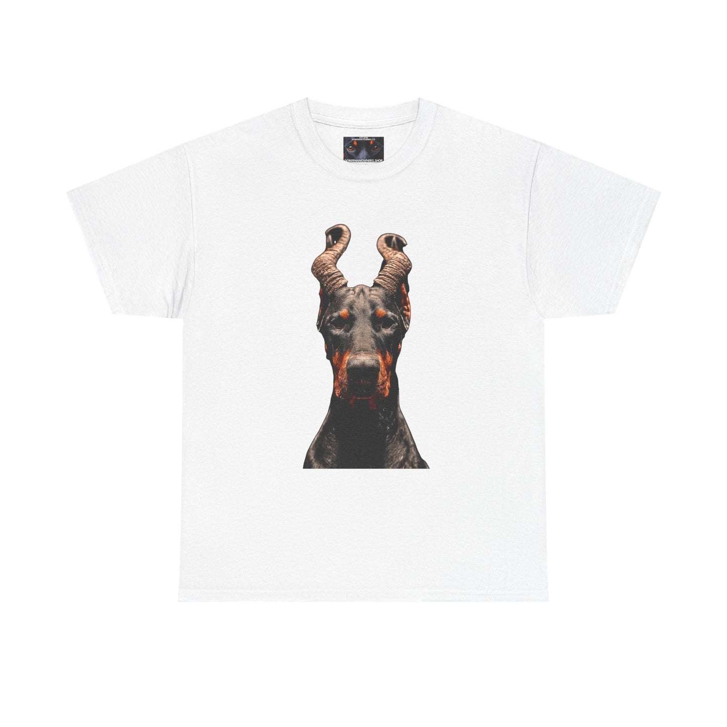 Doberman Goat 1Private Lable Unisex Heavy Cotton Tee