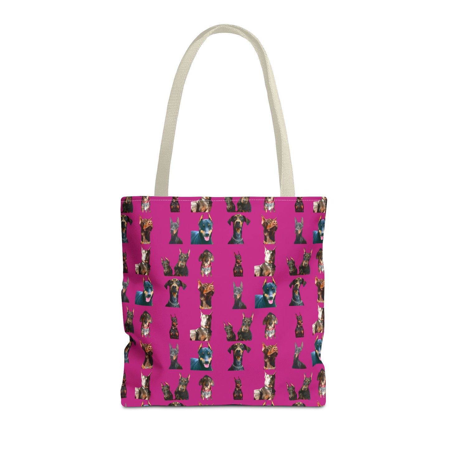 Edition 4 Doberman Model Pattern Pink Tote Bag