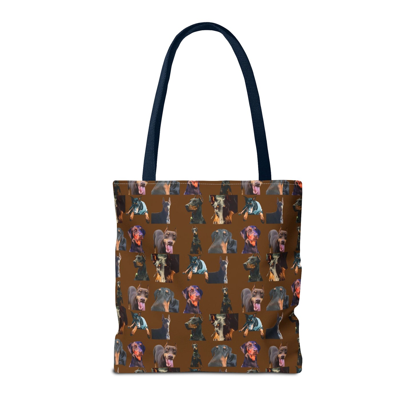 Edition 3 Doberman Model Pattern Brown Tote Bag