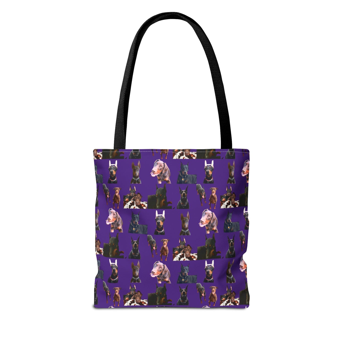 Edition 10 Doberman Model Pattern Purple Tote Bag