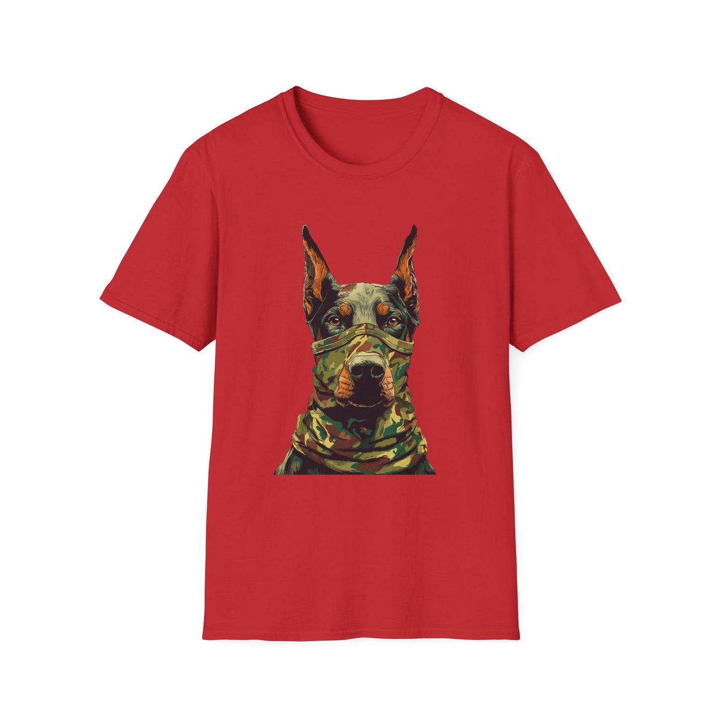 Doberman 4 Portrait T‑Shirt