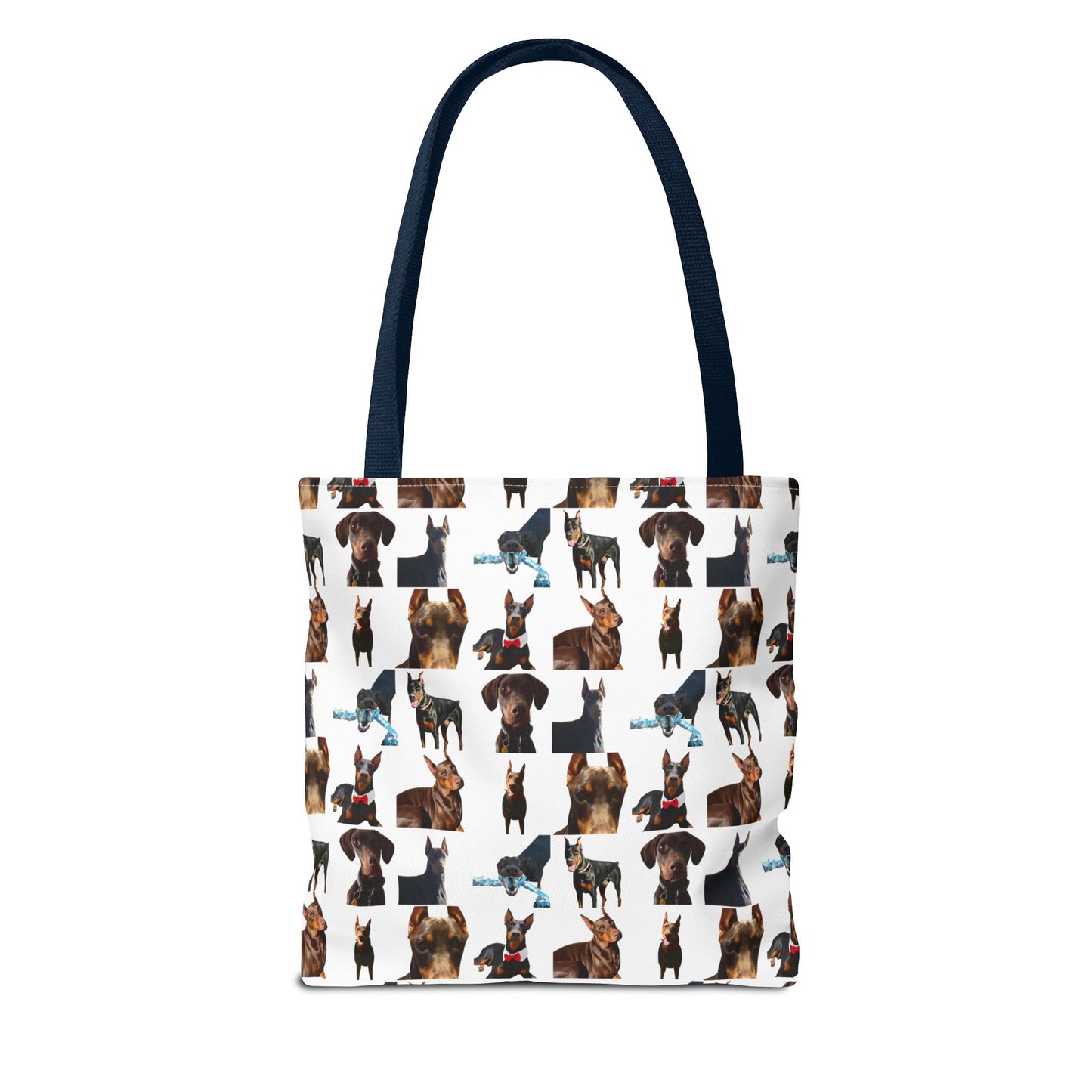 Edition 1 Doberman Model Pattern White Tote Bag