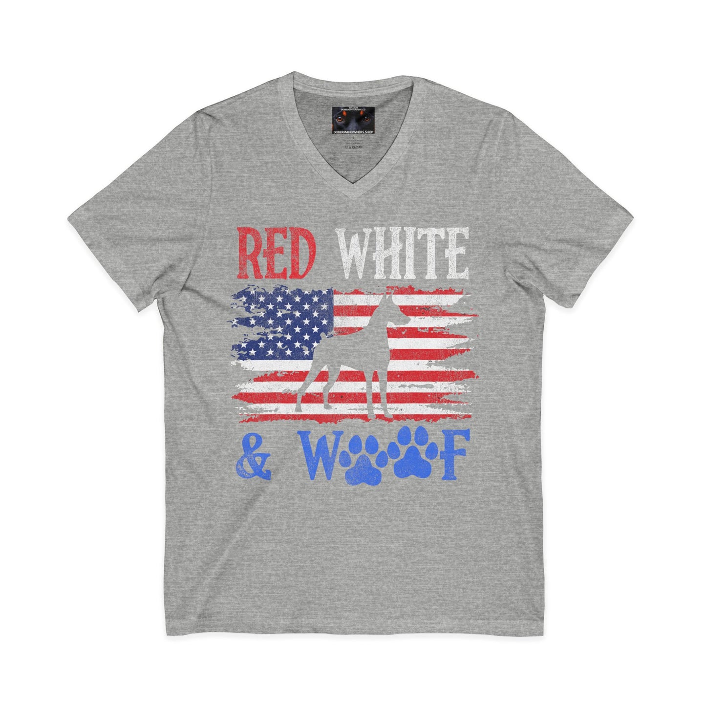 Patriot 5 Private Label Unisex Jersey Short Sleeve V-Neck Tee