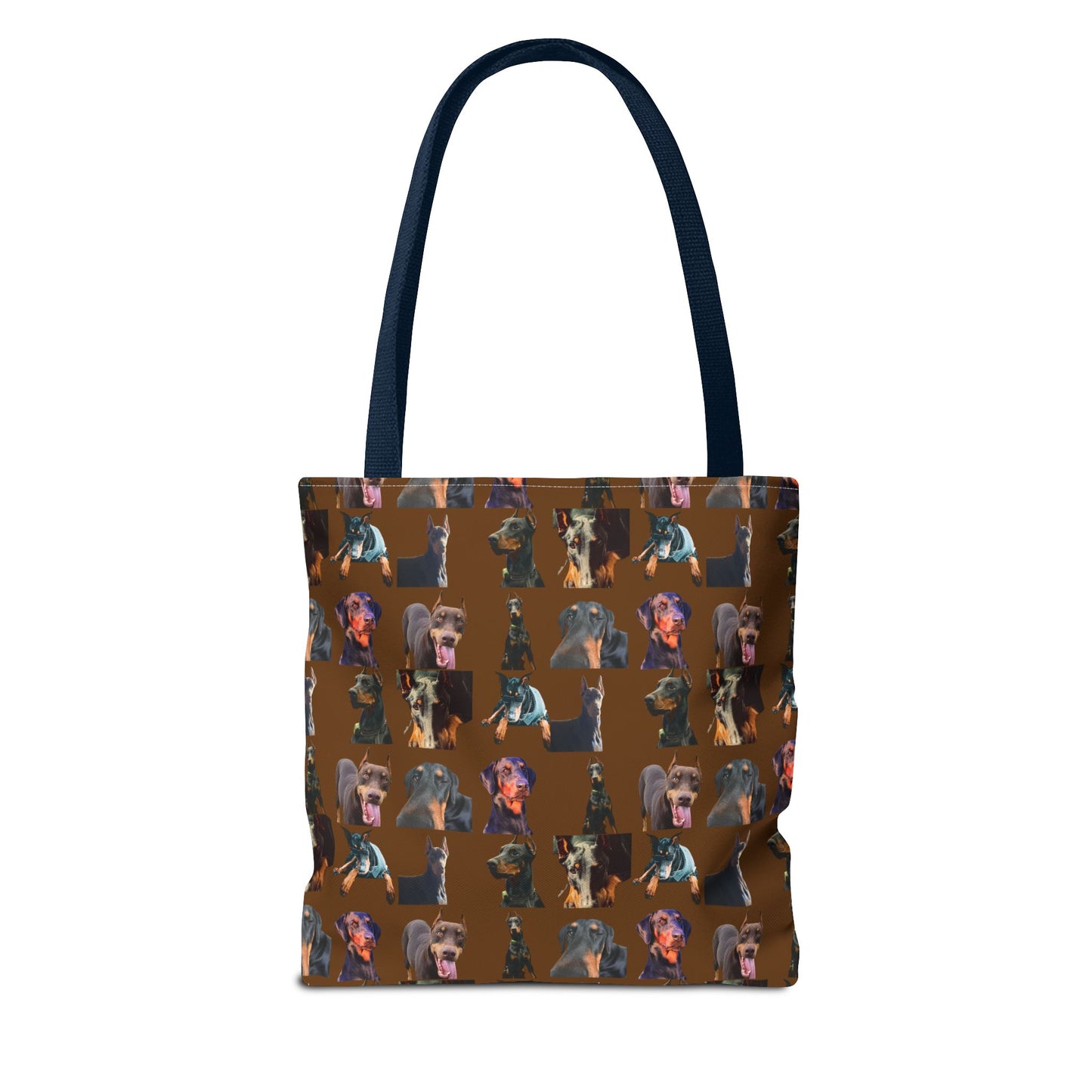 Edition 3 Doberman Model Pattern Brown Tote Bag