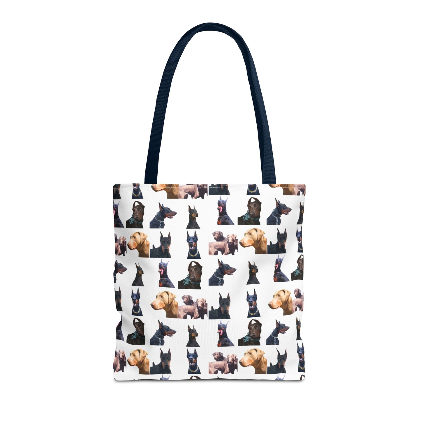 Edition 8 Doberman Model Pattern White Tote Bag