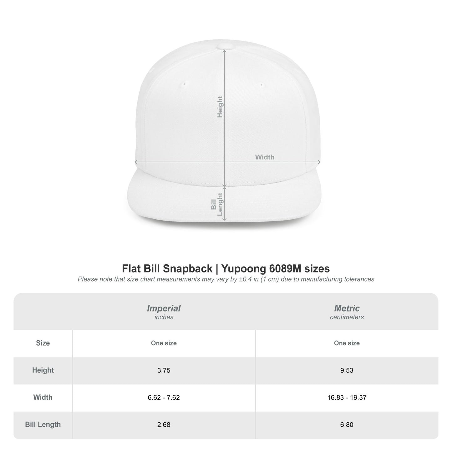 Doberman 6 Embroidered Flat Bill Snapback
