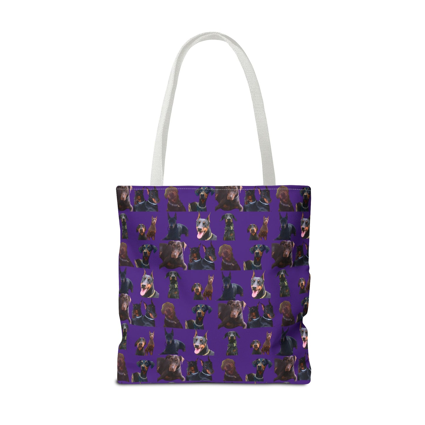 Edition 5 Doberman Model Pattern Purple Tote Bag