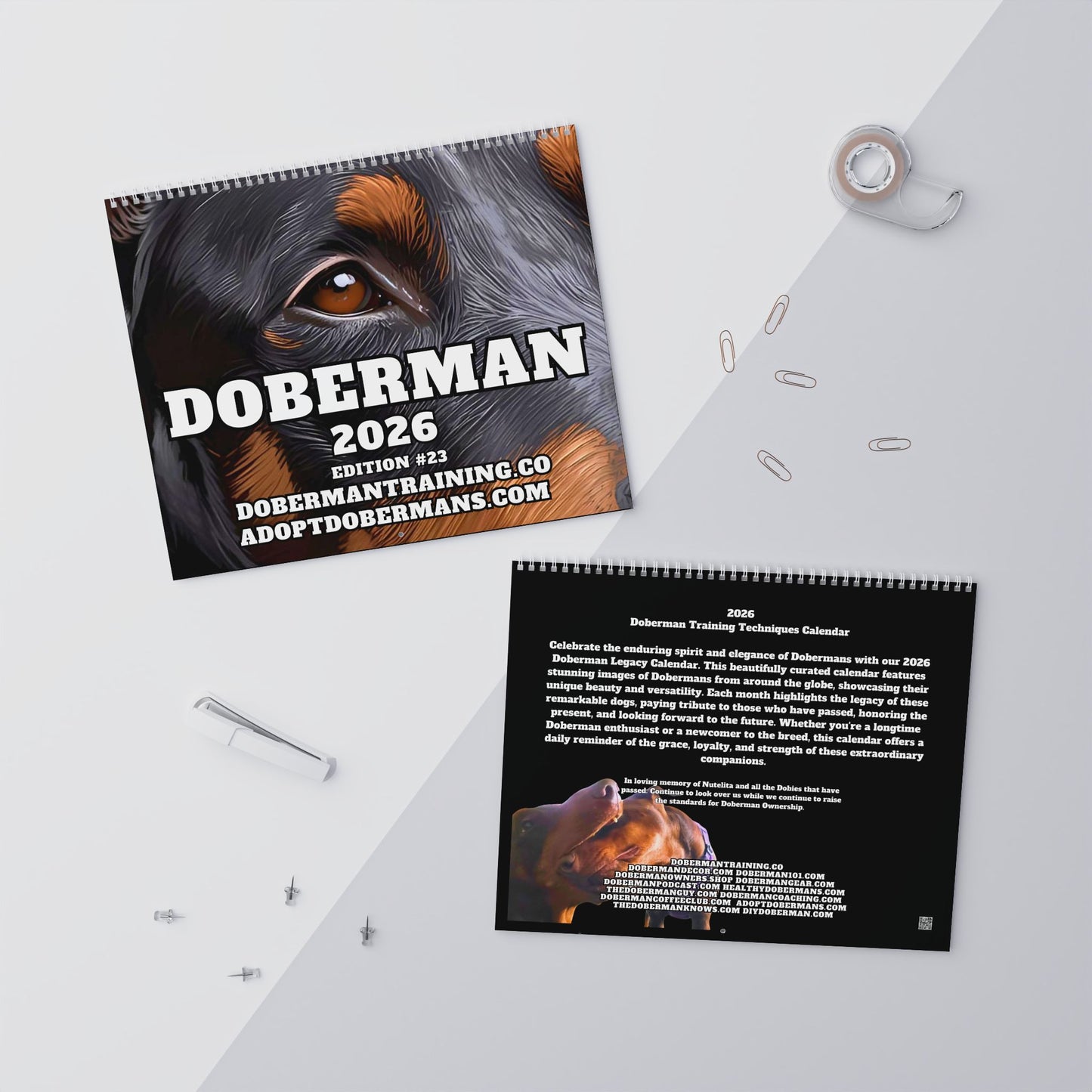 Edition 23 2026 Doberman Calendars