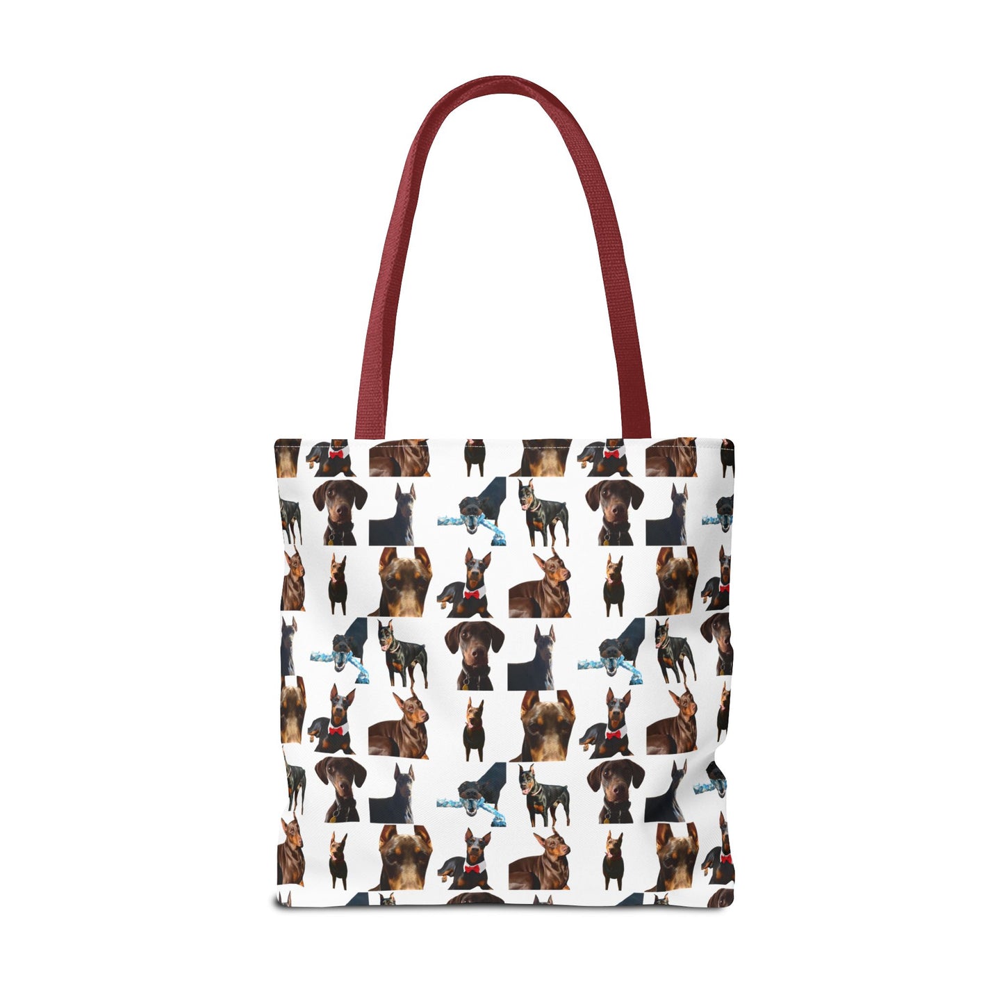 Edition 1 Doberman Model Pattern White Tote Bag