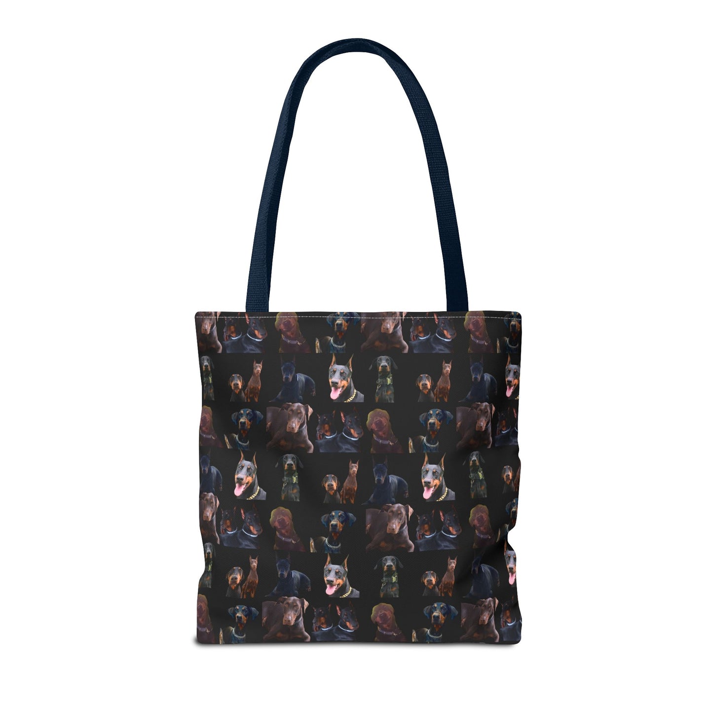 Edition 5 Doberman Model Pattern Black Tote Bag