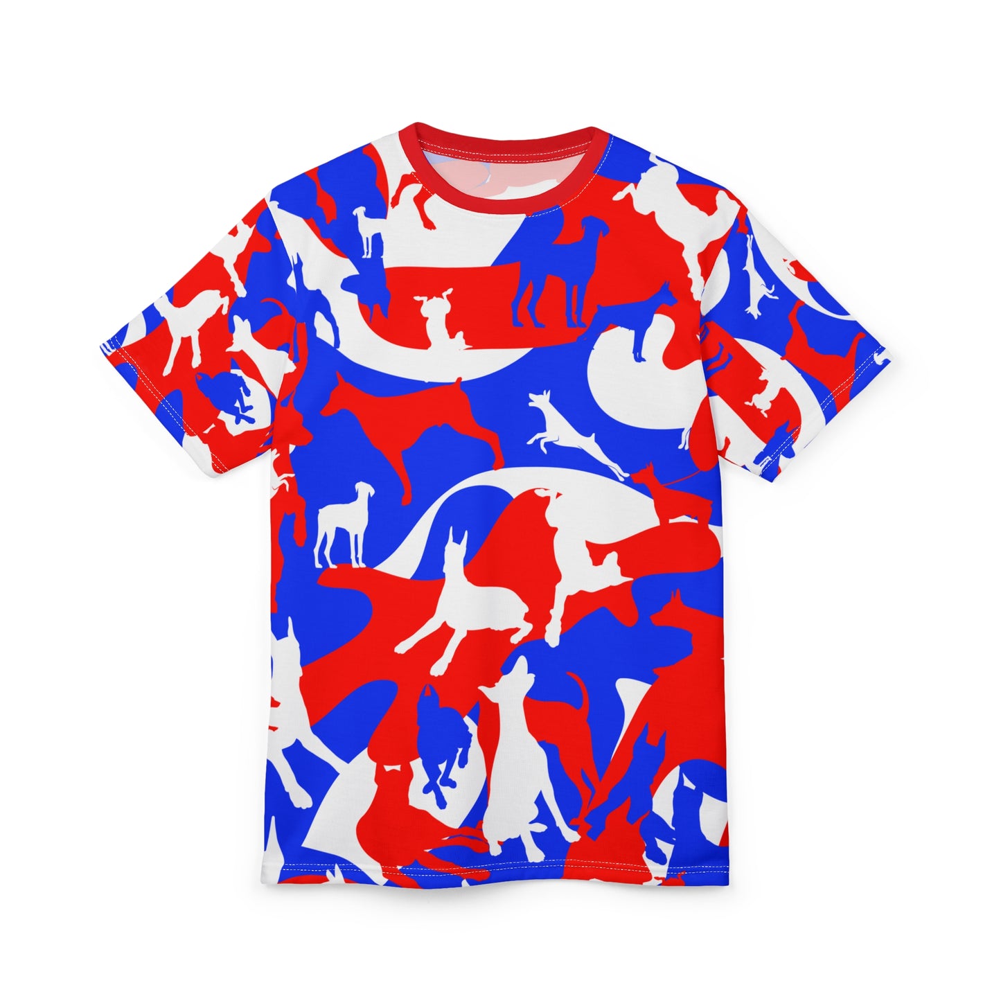 Doberman Camo 7 Unisex Cut & Sew Tee (AOP)