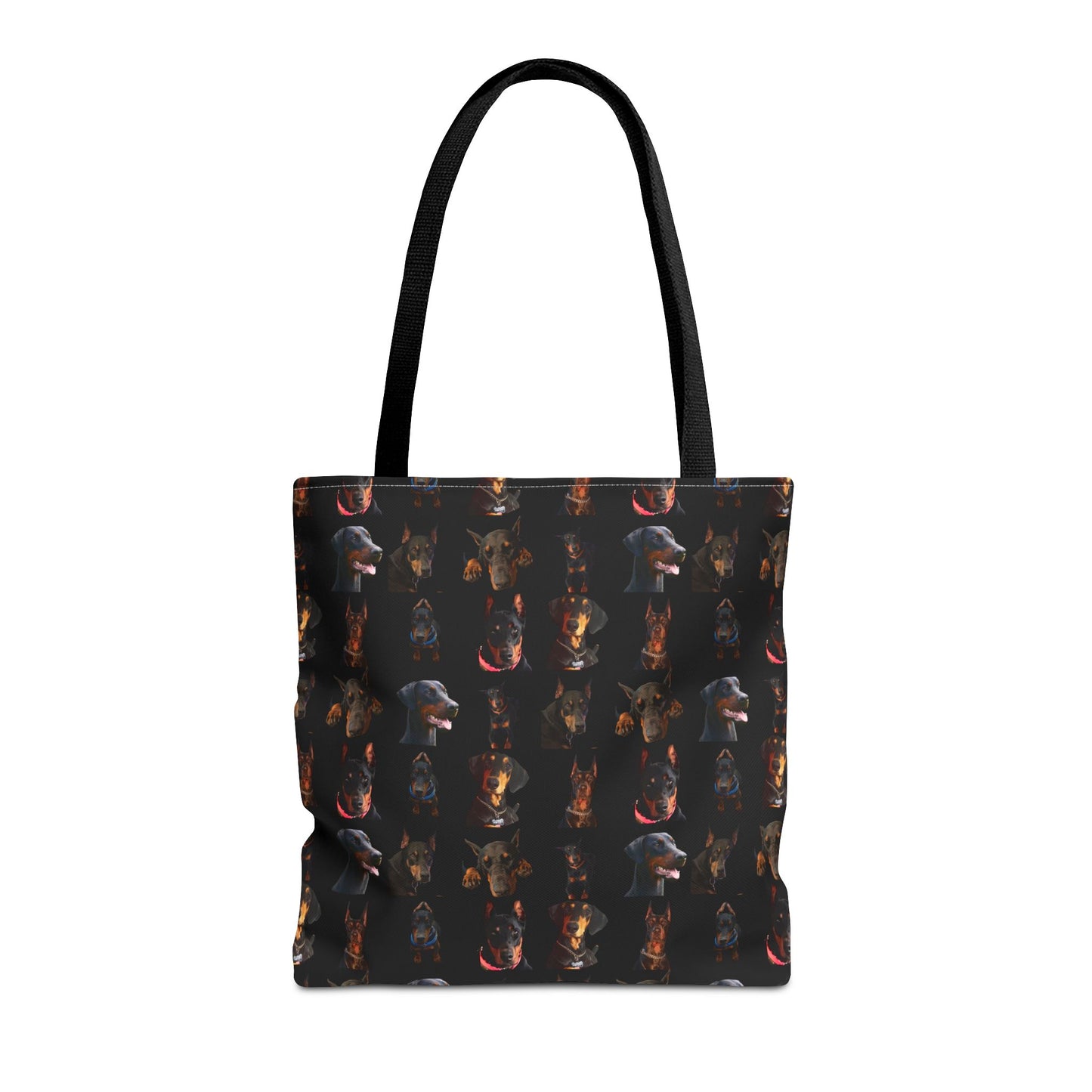 Edition 2 Doberman Model Pattern Black Tote Bag