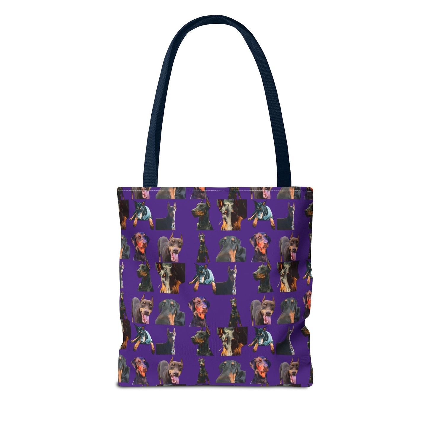 Edition 3 Doberman Model Pattern Purple Tote Bag