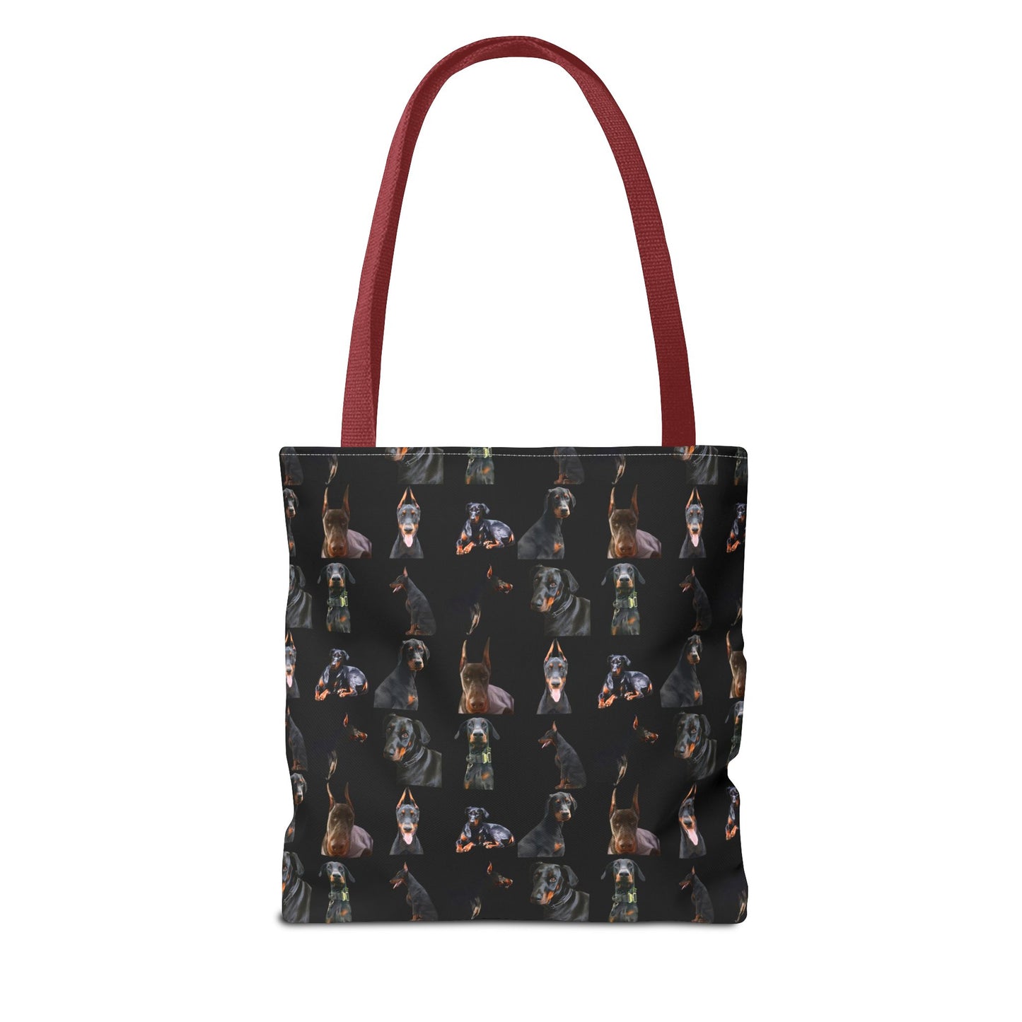 Edition 6 Doberman Model Pattern Black Tote Bag