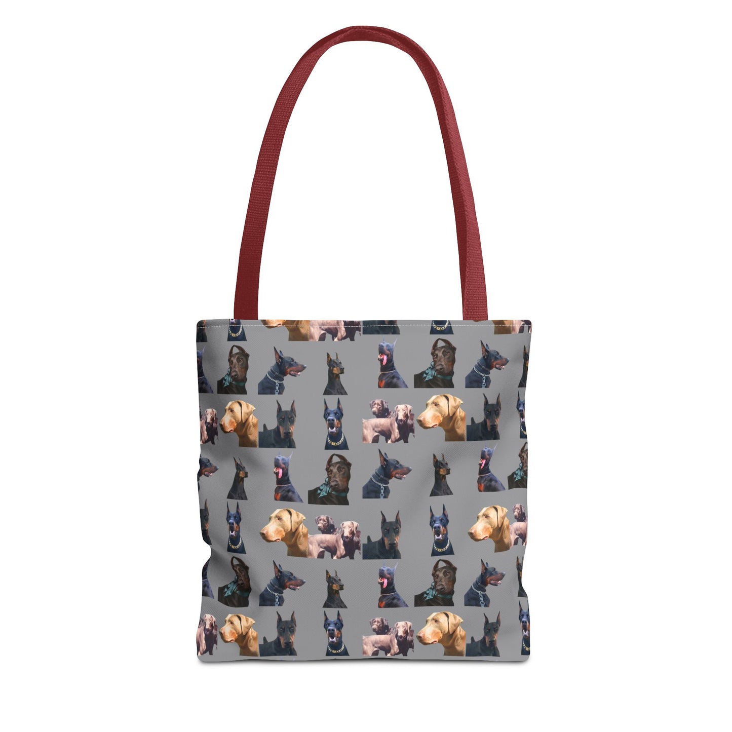 Edition 8 Doberman Model Pattern Gray Tote Bag