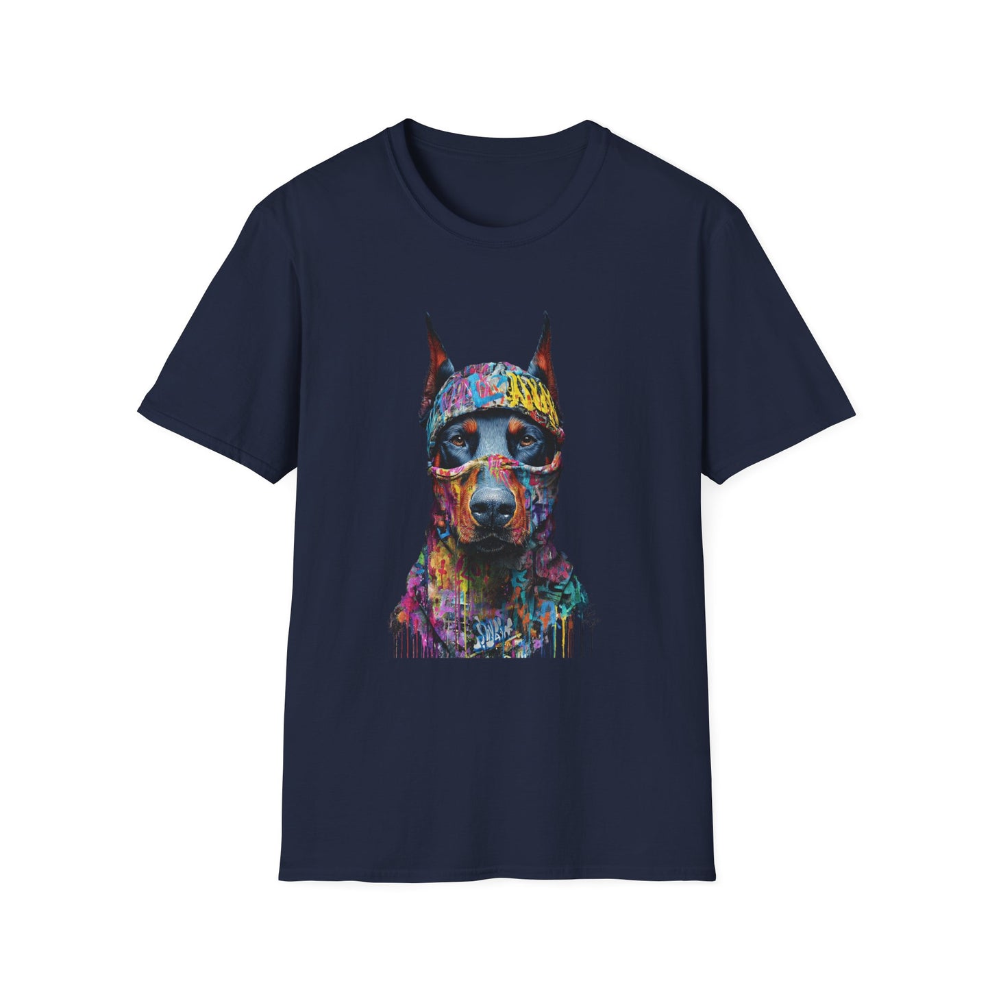 Doberman 5 Portrait T‑Shirt
