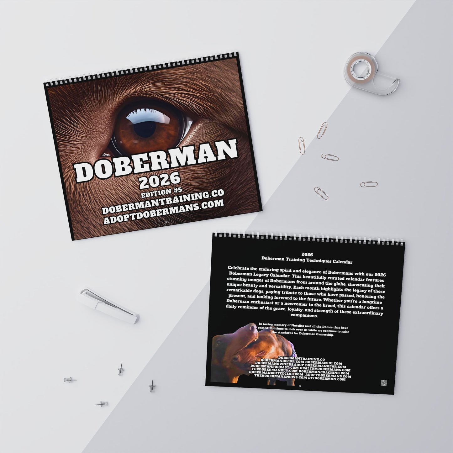 Edition 5 2026 Doberman Calendars