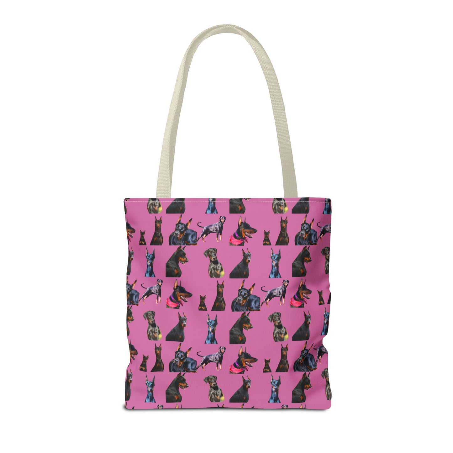 Edition 7 Doberman Model Pattern Light Pink Tote Bag