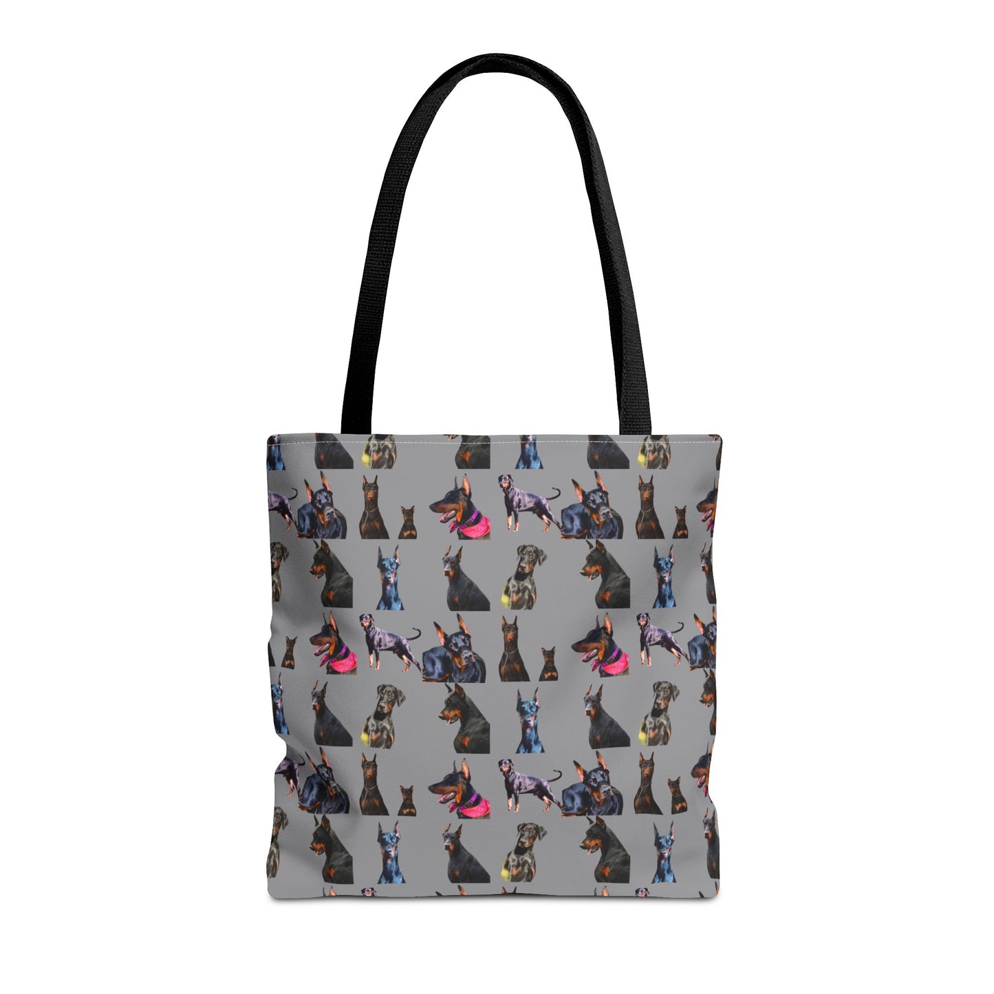 Edition 7 Doberman Model Pattern Gray Tote Bag