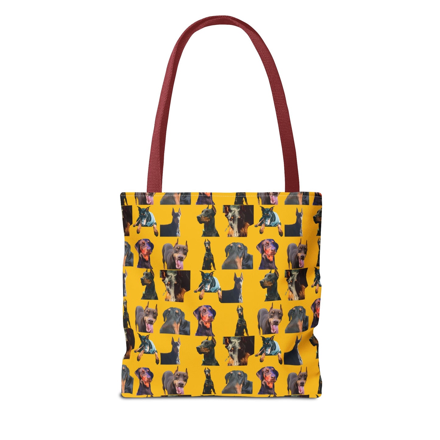 Edition 3 Doberman Model Pattern Yellow Tote Bag