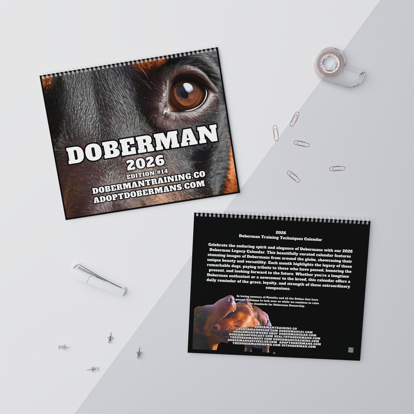 Edition 14 2026 Doberman Calendars