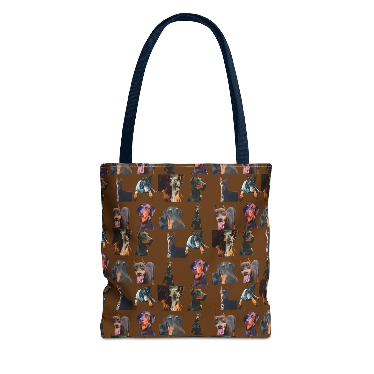 Edition 3 Doberman Model Pattern Brown Tote Bag