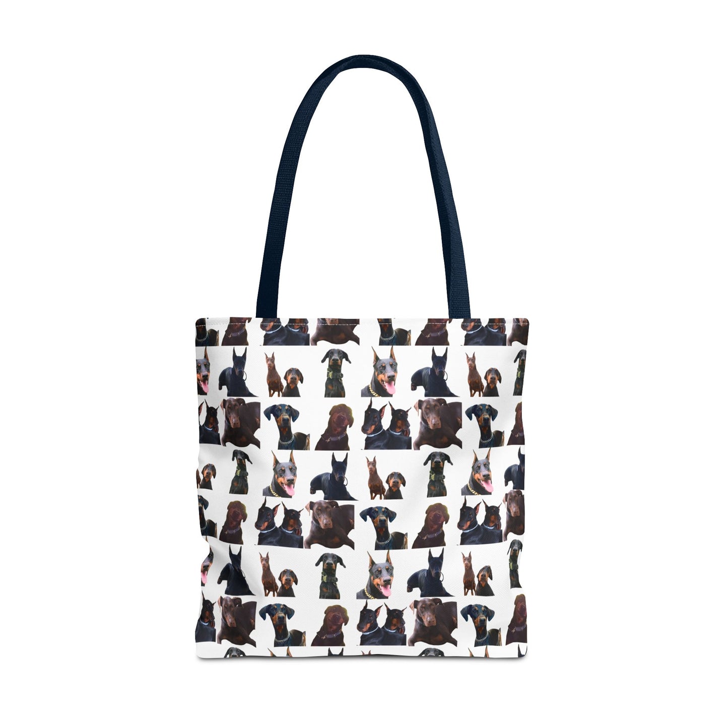 Edition 5 Doberman Model Pattern White Tote Bag