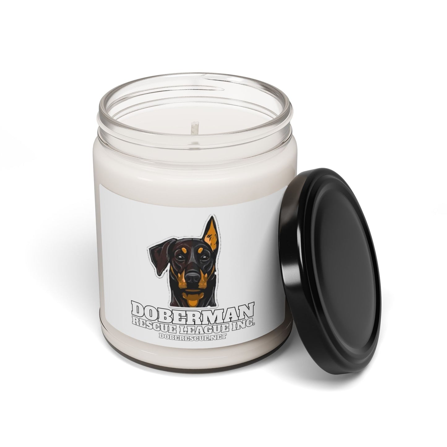 Doberman Rescue League Scented Soy Candle, 9oz
