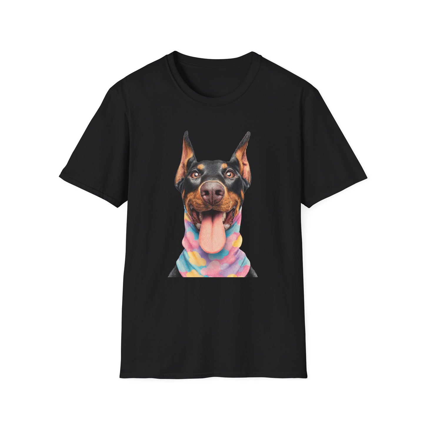 Doberman 1 Portrait T‑Shirt