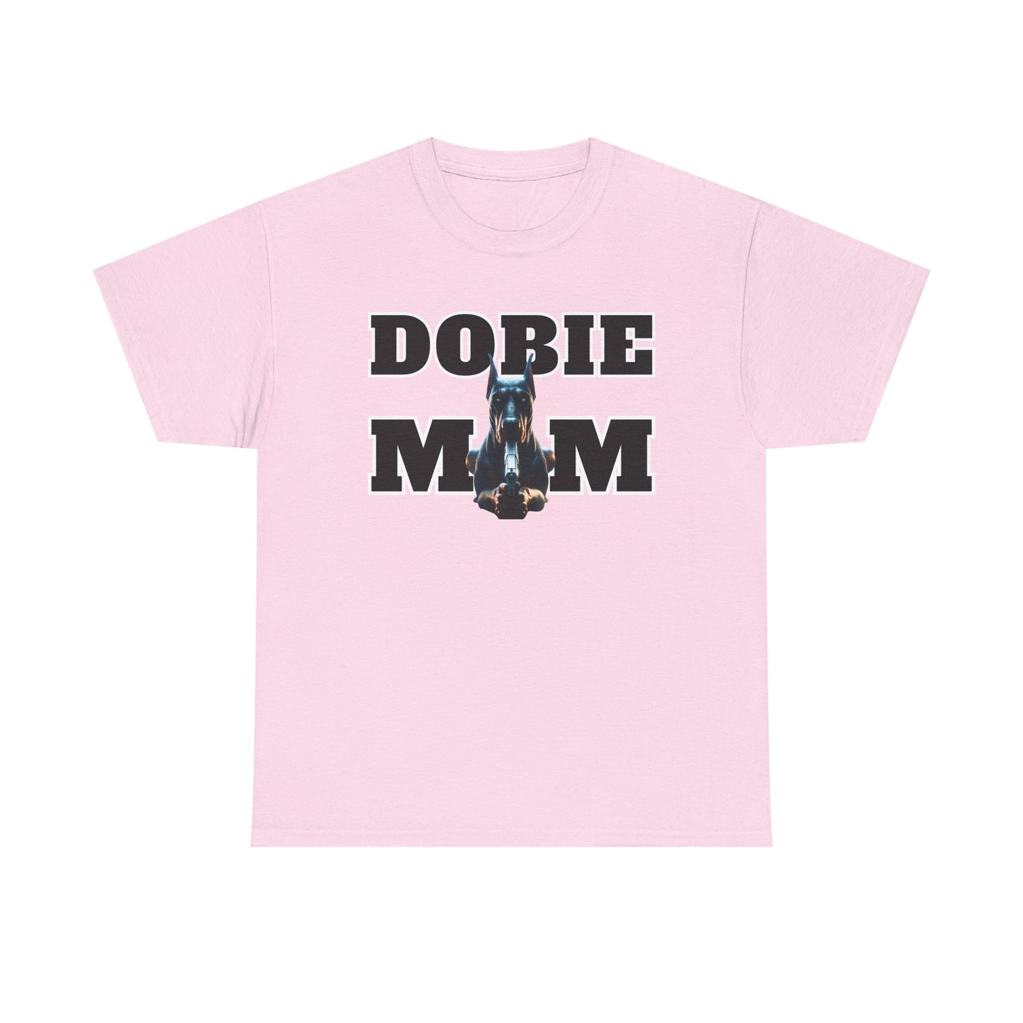 Dobie Mom 06 2025 Unisex Heavy Cotton Tee