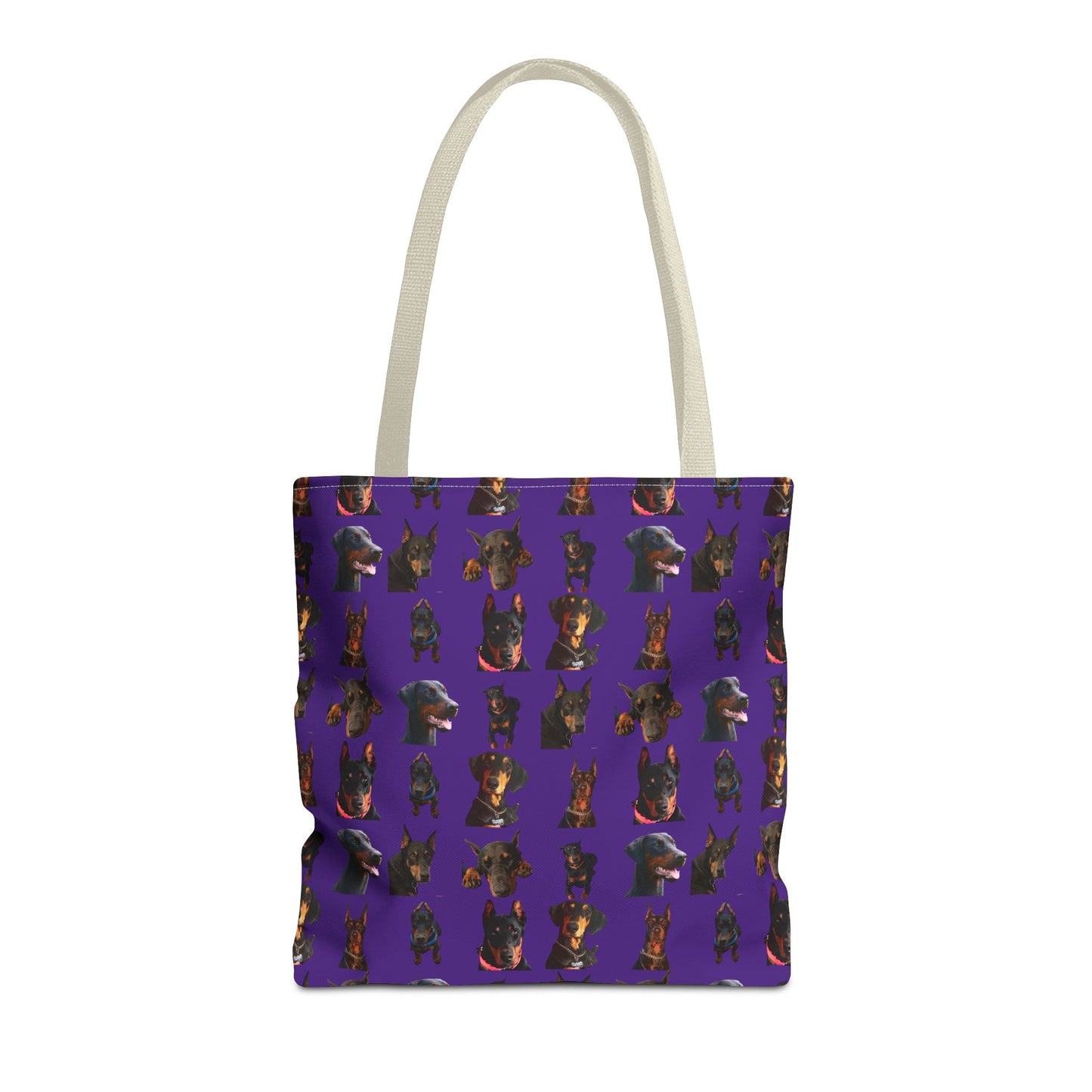 Edition 2 Doberman Model Pattern Purple Tote Bag