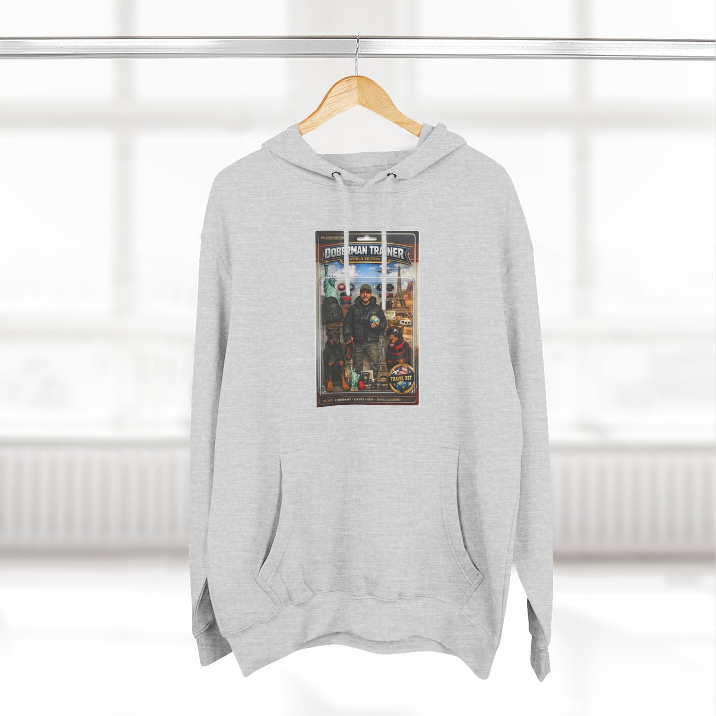 Custom Three-Panel Fleece Hoodie