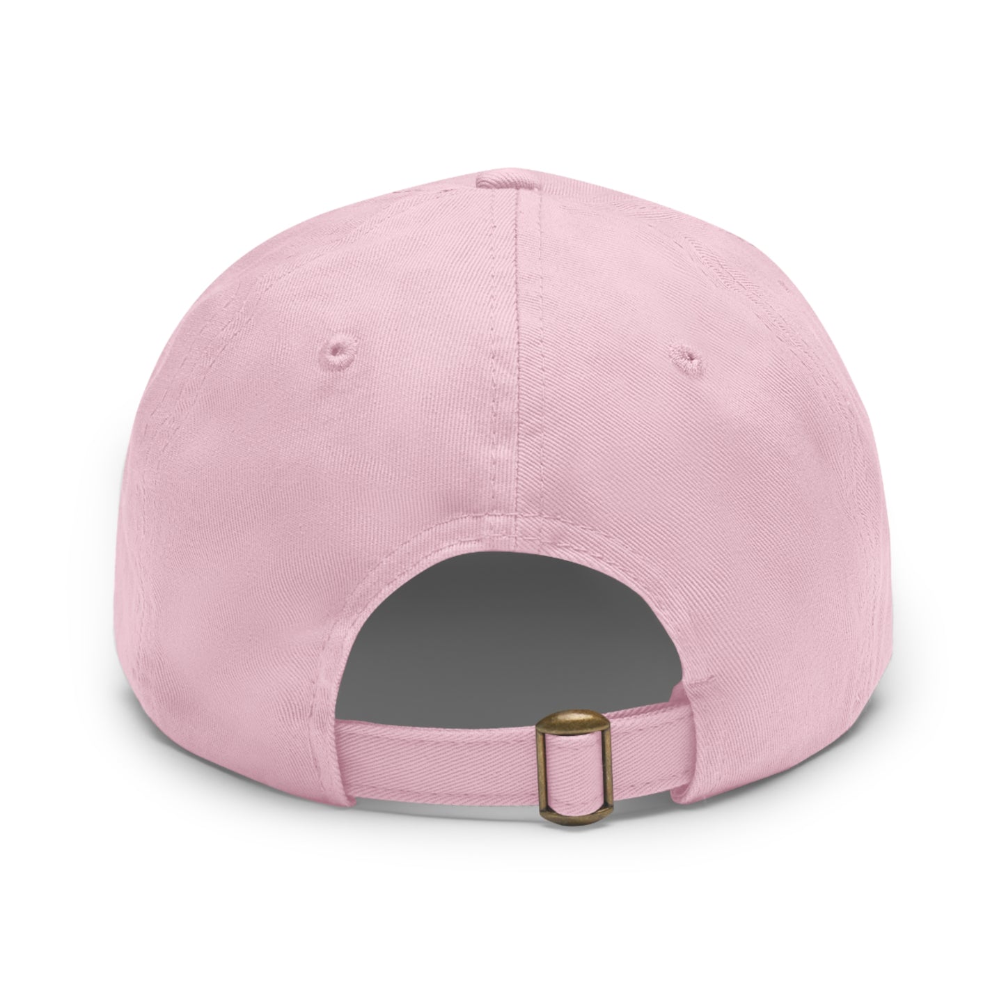 N 2 Dad Hat with Leather Patch (Round)