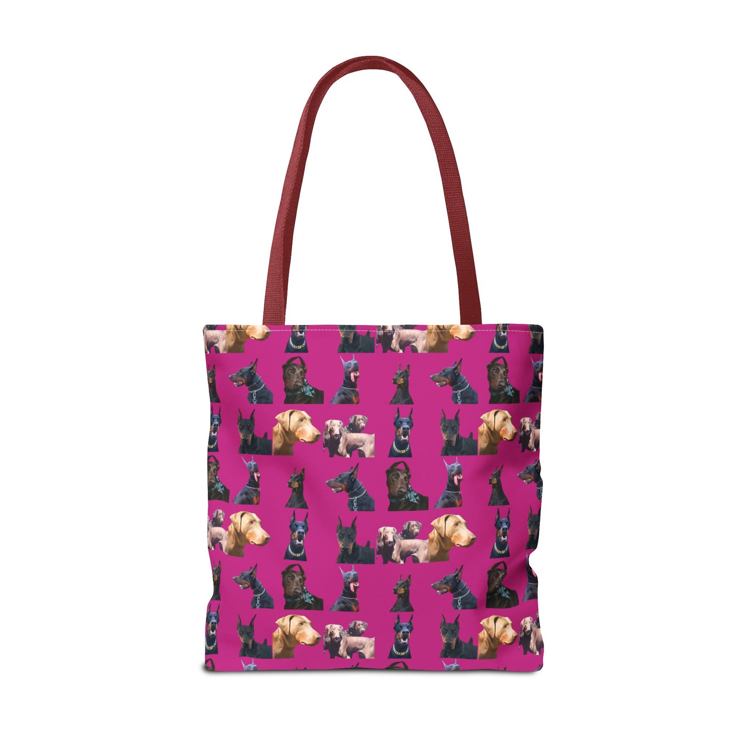 Edition 8 Doberman Model Pattern Pink Tote Bag