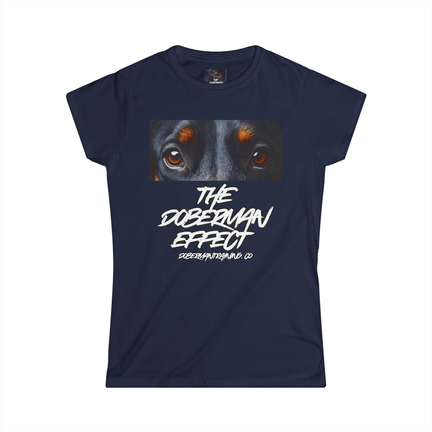 Doberman effect 2 Women's Softstyle Tee