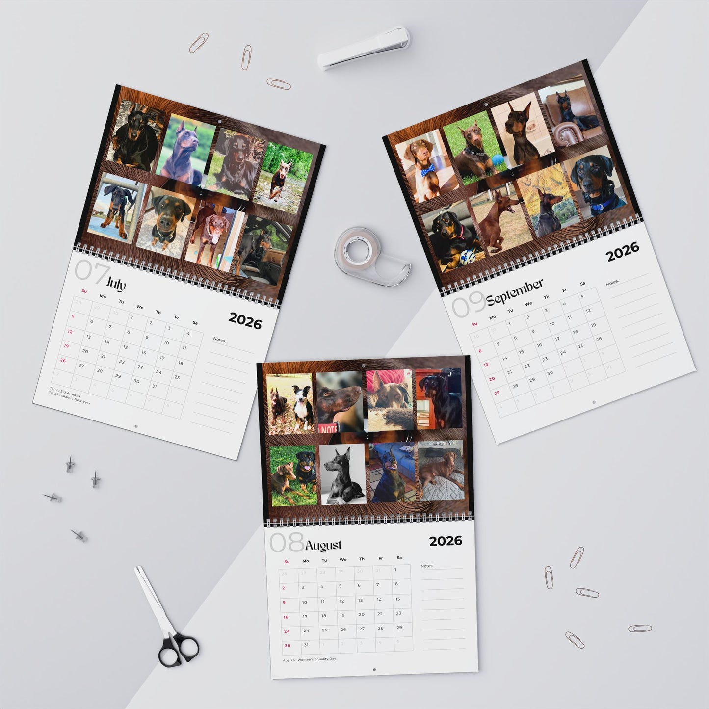 Edition 6 2026 Doberman Calendars