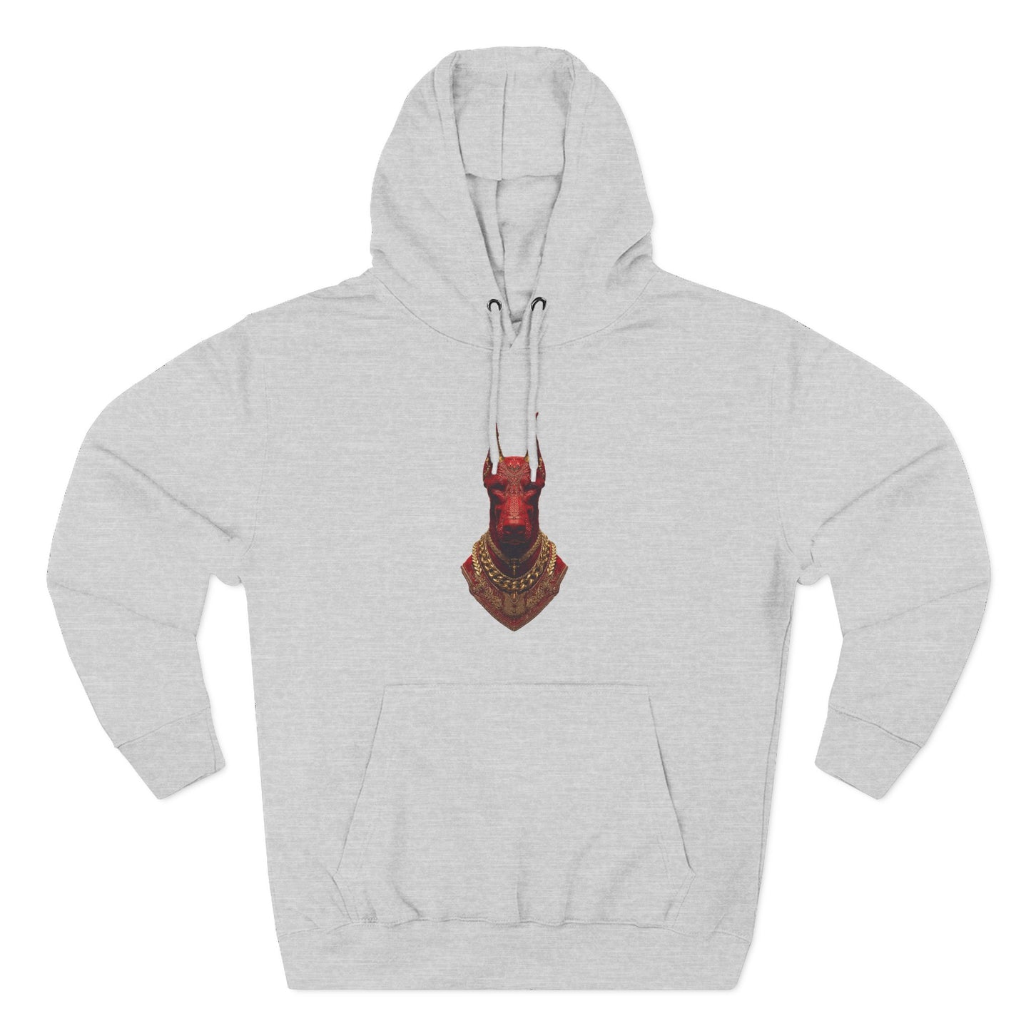 Doberman Goat 3 Fleece Hoodie